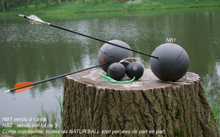cible 3d  natur'ball naturball natur foam target 3d